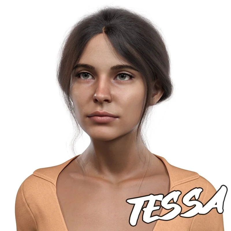 Tessa Character Morph for Genesis 9