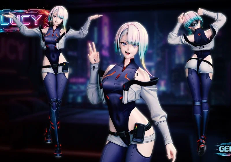 WW Lucy for G8F & Blender