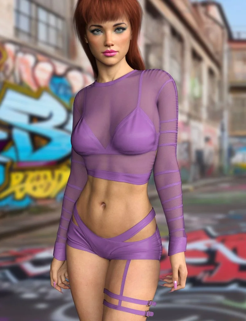 X-Fashion Vibe Active Set for Genesis 9 and 8, 8.1 Female