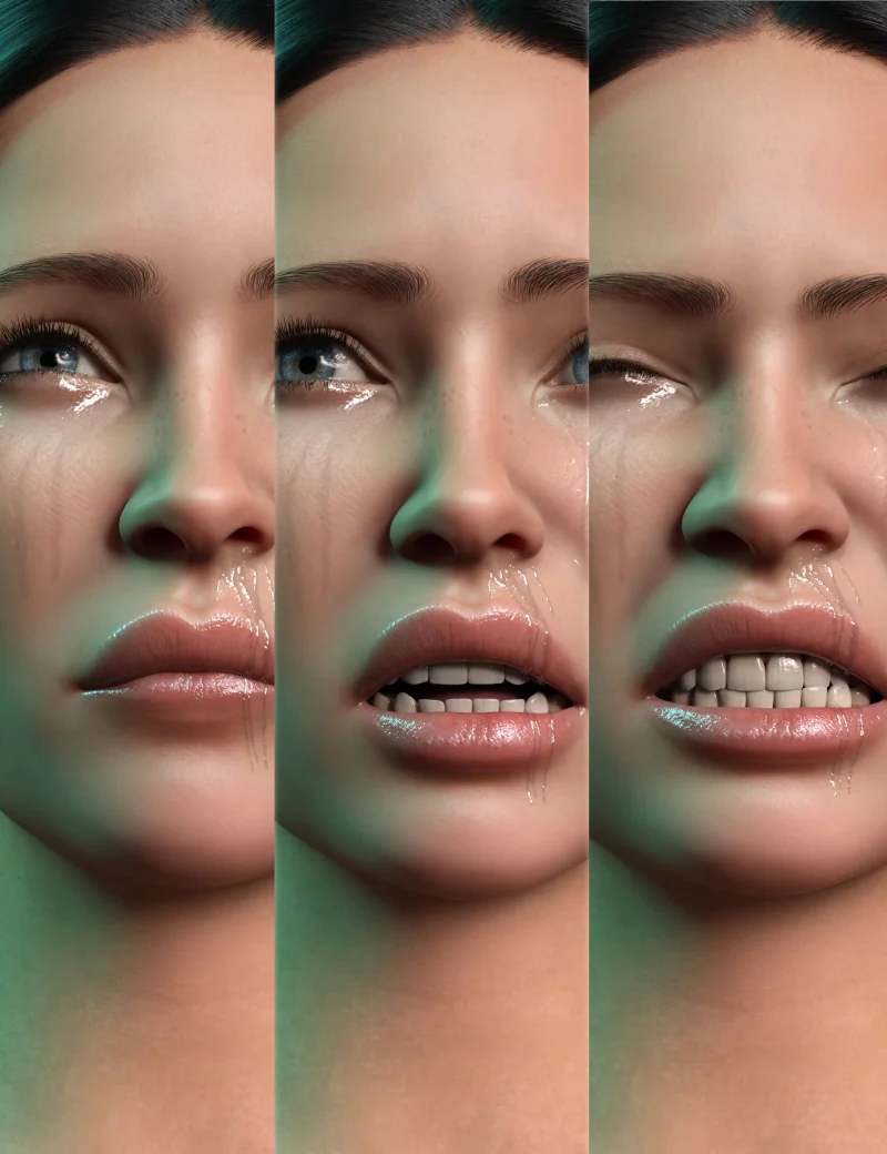 Z Basic Emotions Sorrow and Sadness Expressions for Genesis 9
