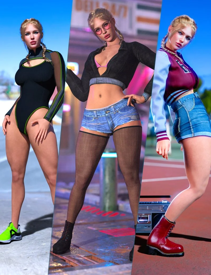Z PoseMaster Attitude Standing for Genesis 9 and 8 Female